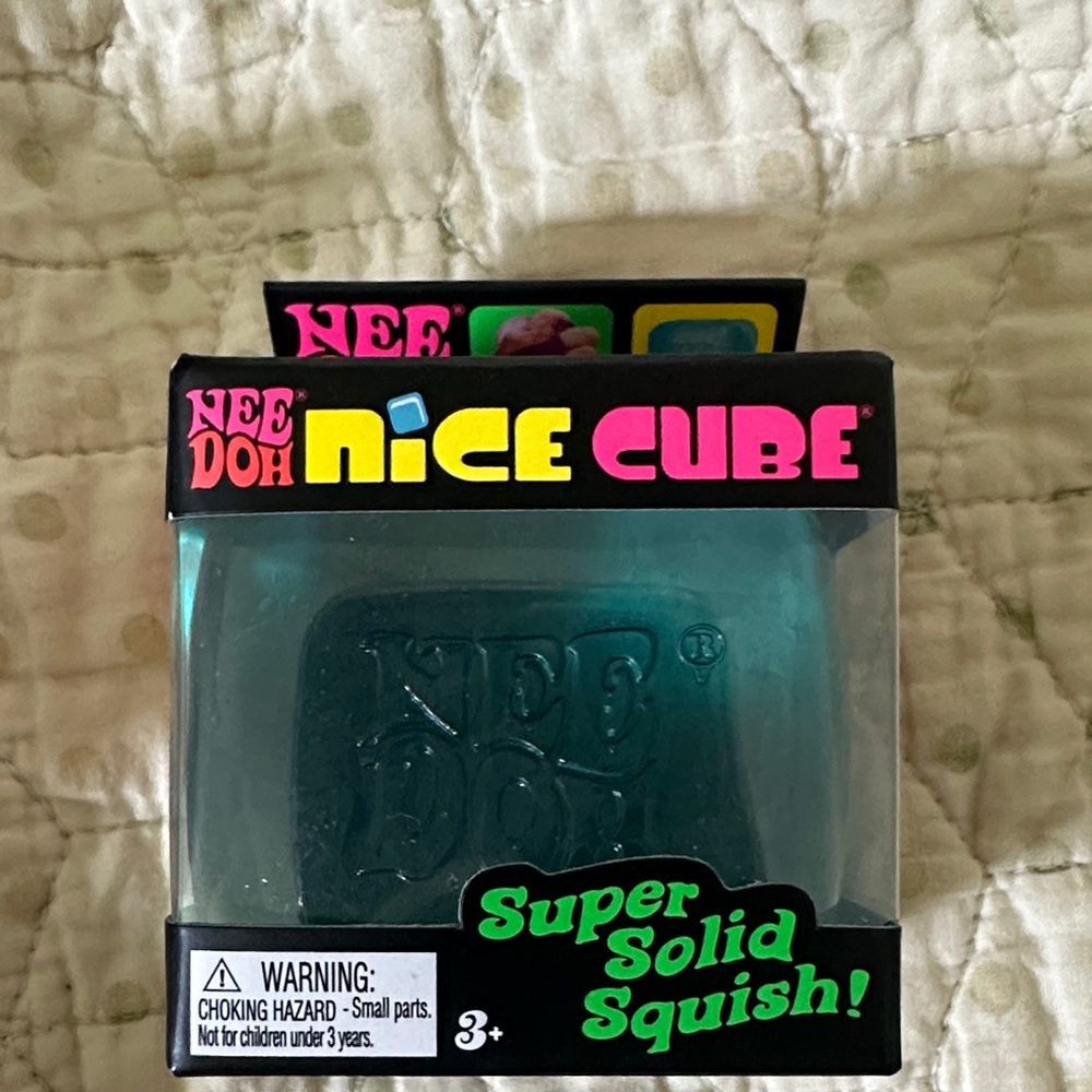 Nice Cube Super Solid Squish Toy - Teal